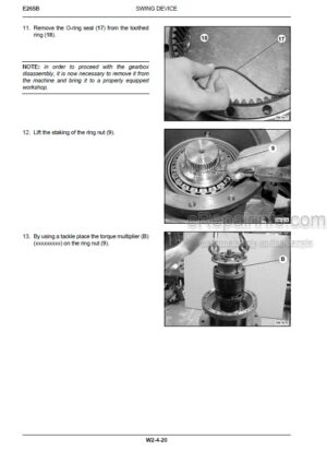 Photo 6 - New Holland E235B E305B ROPS Tier III Service Manual Crawler Excavator 84392423A