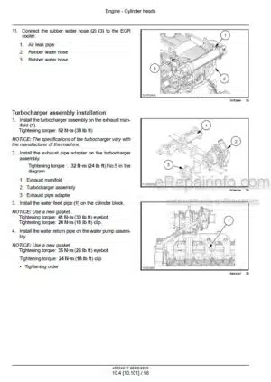 Photo 3 - New Holland E265C EVO Tier 3 Service Manual Crawler Excavator 48034217