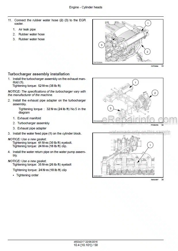 Photo 1 - New Holland E265C EVO Tier 3 Service Manual Crawler Excavator 48034217
