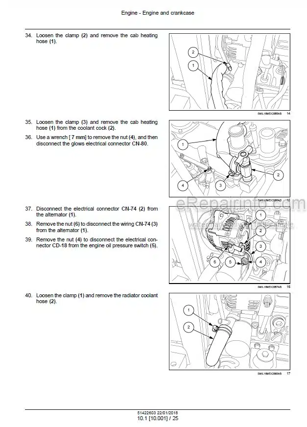 Photo 1 - New Holland E26C Tier IV Final Service Manual Mini Excavator