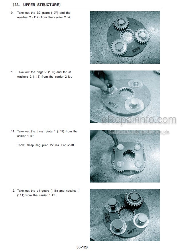 Photo 1 - New Holland E27B Tier 3 Service Manual Compact Hydraulic Excavator S5HD0003E01