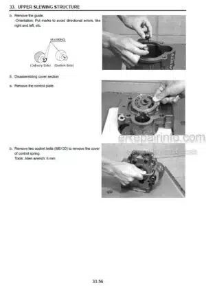 Photo 3 - New Holland E30B E35B Service Manual Compact Hydraulic Excavator S5PW0033E02