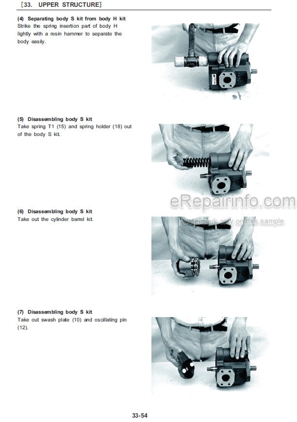 Photo 1 - New Holland E30B Tier 3 Service Manual Compact Hydraulic Excavator S5HW0040E01