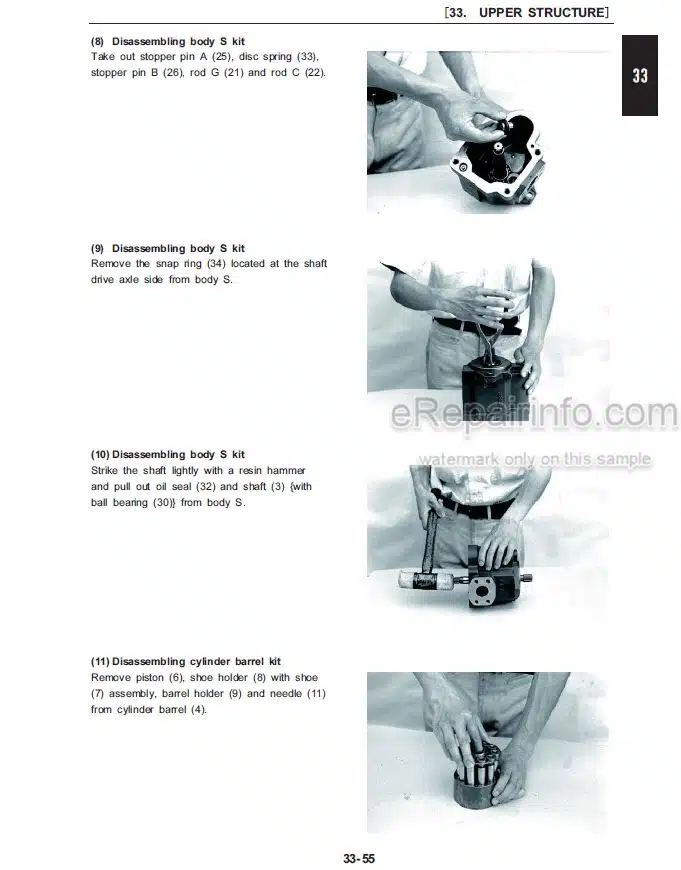 Photo 1 - New Holland E30B Tier 4B Final Service Manual Compact Hydraulic Excavator S5HW0039E01