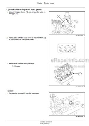 Photo 7 - New Holland E805 Tier 3 Service Manual Crawler Excavator 84366526