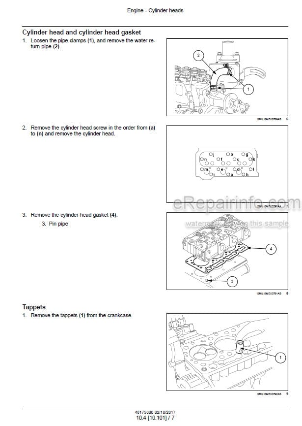 Photo 1 - New Holland E30C Tier 4 Final Service Manual Mini Excavator