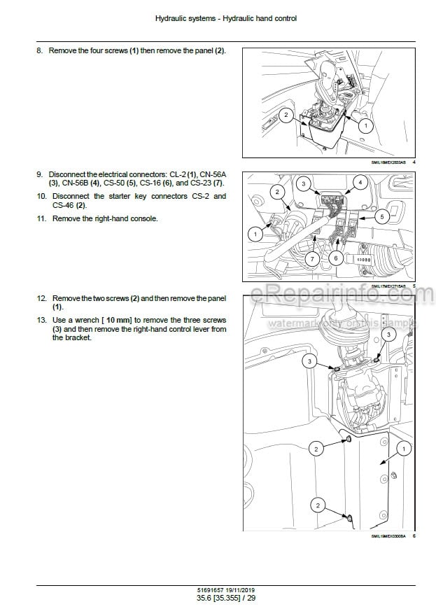 Photo 1 - New Holland E33C Service Manual Mini Excavator