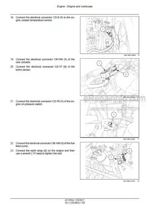 Photo 1 - New Holland E33C Tier IV Final Service Manual Mini Excavator