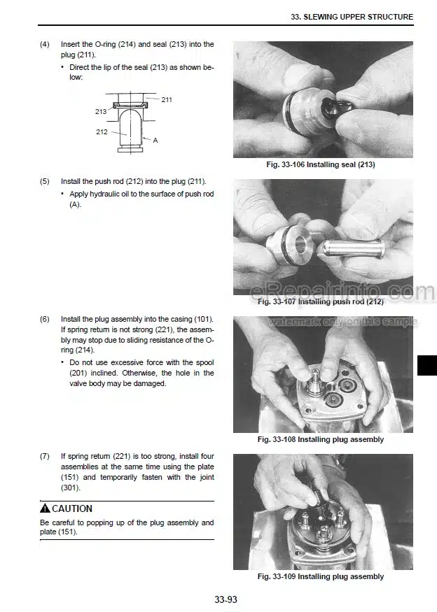 Photo 1 - New Holland E35BSR E39BSR Service Manual Hydraulic Mini Excavator 84553640A