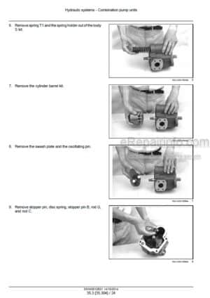 Photo 10 - New Holland E35B Tier 3 Service Manual Compact Hydraulic Excavator S5HX0012E01