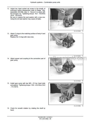 Photo 4 - New Holland E35B Tier 4B Final Service Manual Compact Hydraulic Excavator S5HX0011E01