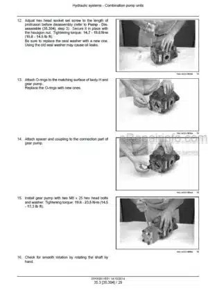 Photo 7 - New Holland W130C Service Manual Wheel Loader 47417753A