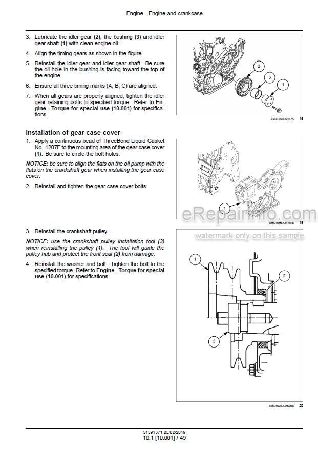 Photo 1 - New Holland E37C Tier IV Final Service Manual Mini Excavator