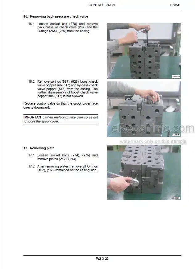 Photo 1 - New Holland E385B ROPS Tier III Service Manual Crawler Excavator 84392431A
