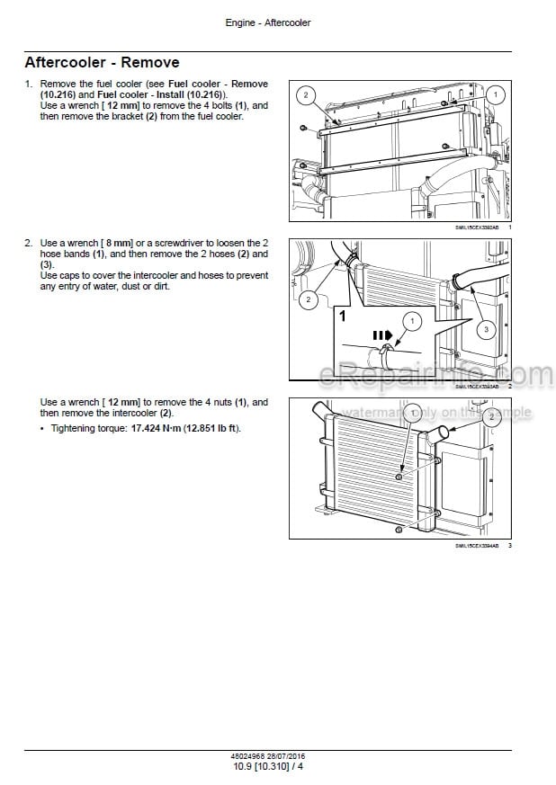 Photo 1 - New Holland E385C EVO E405C EVO Tier 3 Service Manual Hydraulic Excavator 48024968