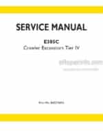 Photo 5 - New Holland E385C Tier IV Service Manual Excavator 84527569A