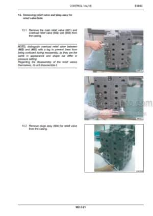 Photo 6 - New Holland E385C Tier IV Service Manual Excavator 84527569A