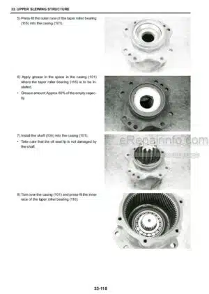 Photo 8 - New Holland E37C Tier IV Final Service Manual Mini Excavator