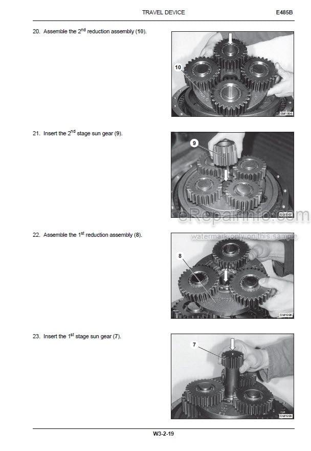 Photo 1 - New Holland E485B ROPS Tier III Service Manual Crawler Excavator 84392440A