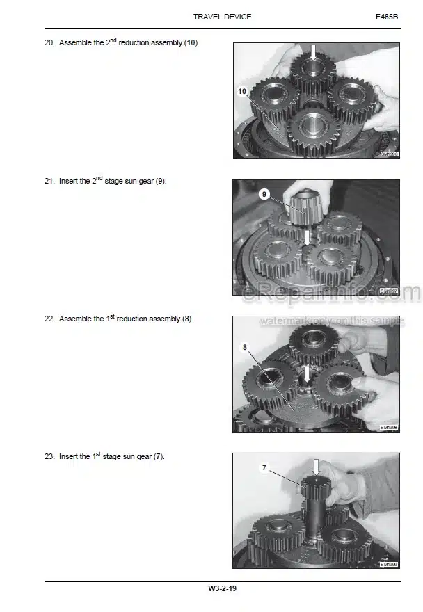 Photo 1 - New Holland E485B ROPS Tier III Service Manual Crawler Excavator 84392440A