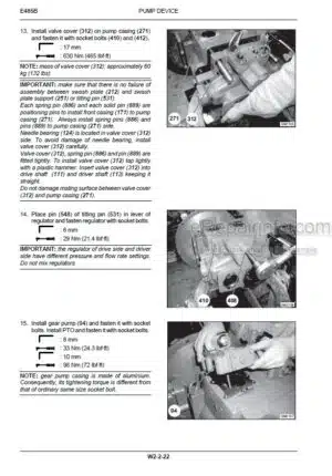 Photo 7 - New Holland 480FI Service Manual Row Independet Corn Head 84539588A