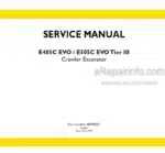 Photo 4 - New Holland E485C EVO E505C EVO Tier 3 Service Manual Crawler Excavator 48044251