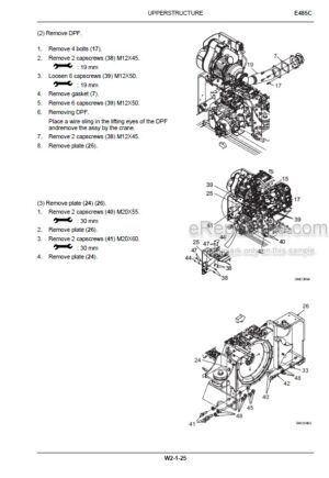 Photo 9 - New Holland E485C Tier IV Service Manual Crawler Excavator 84557350A