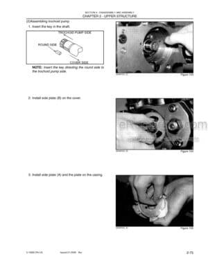 Photo 4 - New Holland E50BSR Tier 4 Service Manual Compact Crawler Excavator 87481006
