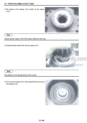 Photo 11 - New Holland E55B Tier 4 Service Manual Crawler Excavator S5PS0003E01