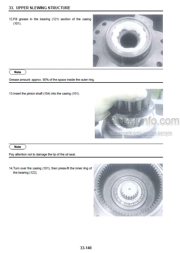 Photo 1 - New Holland E55B Tier 4 Service Manual Crawler Excavator S5PS0003E01