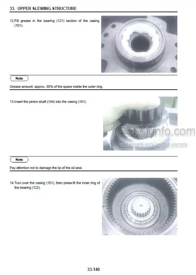 Photo 1 - New Holland E55B Tier 4 Service Manual Crawler Excavator S5PS0003E01