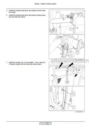 Photo 8 - New Holland D180 Tier 2 Workshop Manual Crawler Dozer 6040239001