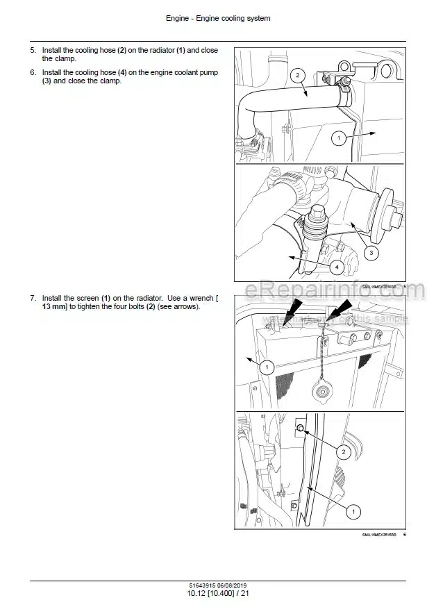 Photo 1 - New Holland E57C Service Manual Mini Excavator