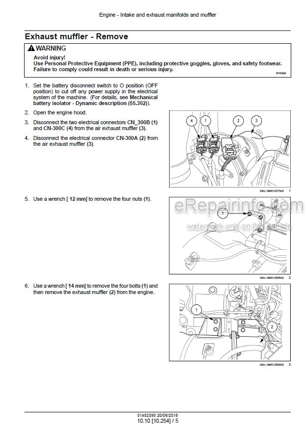 Photo 1 - New Holland E57C Tier IV Final Service Manual Mini Excavator