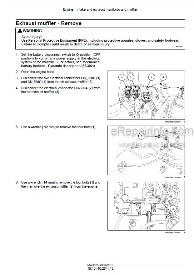 Photo 1 - New Holland E57C Tier IV Final Service Manual Mini Excavator