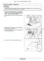 Photo 2 - New Holland E60C Service Manual Mini Excavator