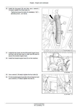 Photo 11 - New Holland E60C Tier IV Final Service Manual Mini Excavator