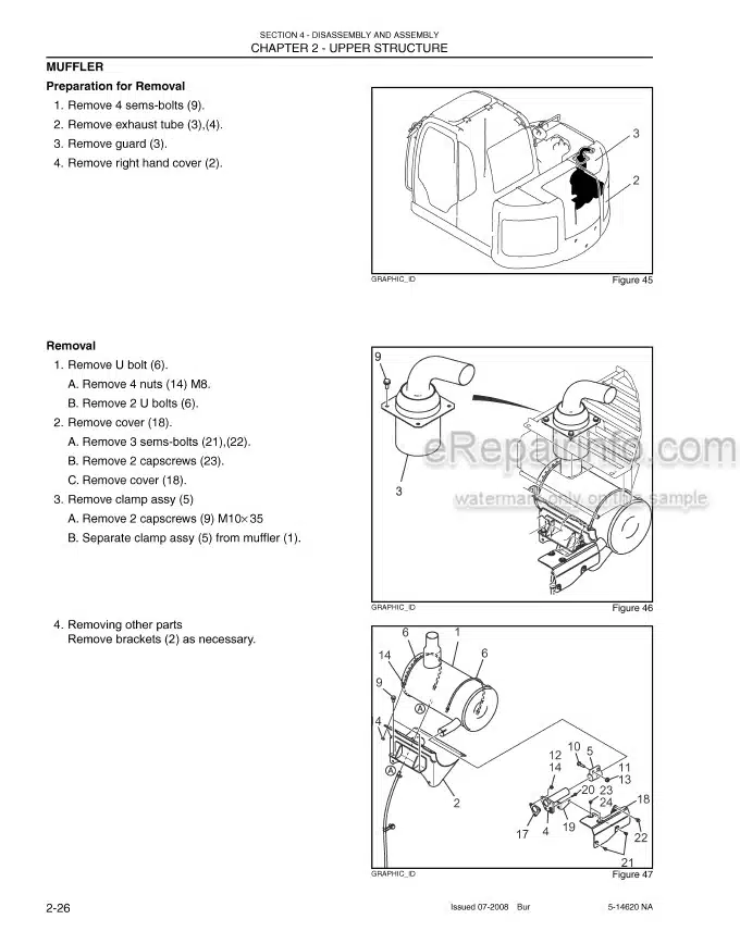 Photo 1 - New Holland E70B Tier 4 Repair Manual Crawler Excavator 87728508NA