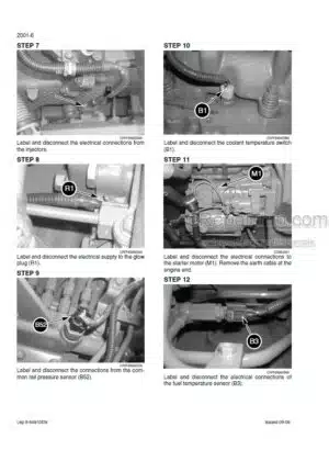 Photo 11 - New Holland E805 Tier 3 Service Manual Crawler Excavator 84366526