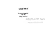 Photo 5 - New Holland E80BMSR Service Manual Hydraulic Excavator 84365680B