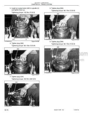 Photo 9 - New Holland E80 Service Manual Hydraulic Excavator 87360644NA