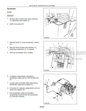 Photo 1 - New Holland EC15 EC25 EC35 EC45 Service Manual Excavator Crawler Mini 8661172601R0