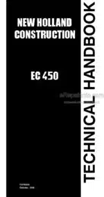 Photo 4 - New Holland EC450 Technical Handbook Excavator 73179399