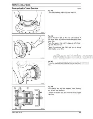 Photo 8 - New Holland E57C Service Manual Mini Excavator