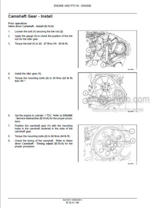 Photo 8 - New Holland E80 Service Manual Hydraulic Excavator 87360644NA