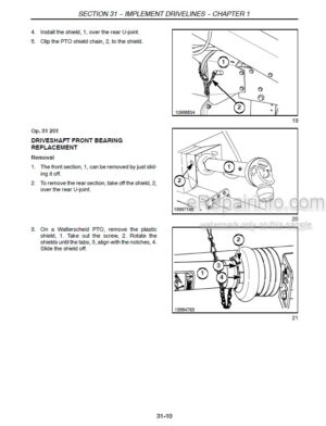 Photo 9 - New Holland FP230 FP240 Repair Manual Forage Harvester 86900642