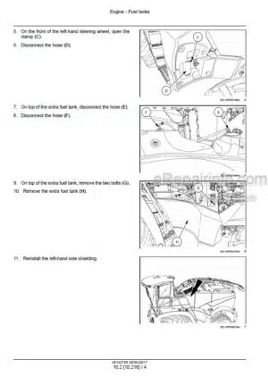 Photo 4 - New Holland FR450 FR500 FR600 FR850 Forage Cruiser Tier 3 Tier 2 Stage 2 Service Manual Forage Harvester 48142796