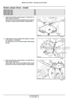 Photo 2 - New Holland FR480 FR550 FR650 FR780 FR850 Forage Cruiser Tier 4B Final Tier 2 Service Manual Forage Harvester 48142788