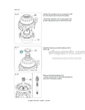 Photo 7 - New Holland GI40VP GI70VP GI70VP(AWD) G200(AWD) Tier 3 Repair Manual Grader 71114195NA