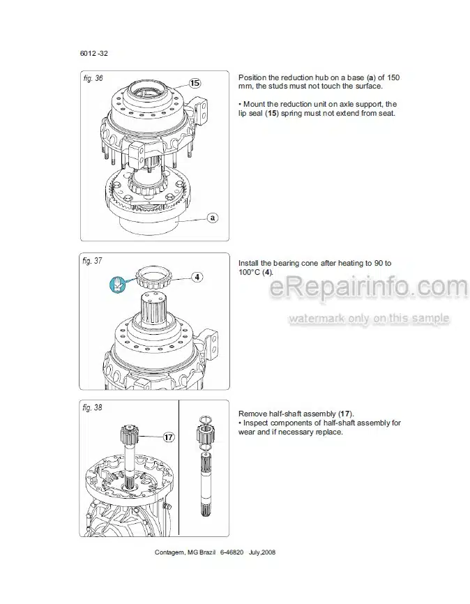 Photo 1 - New Holland GI40VP GI70VP GI70VP(AWD) G200(AWD) Tier 3 Repair Manual Grader 71114195NA